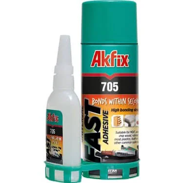 Akfix 705 Hızlı Yapıştırıcı Seti 